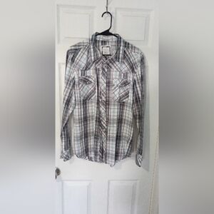 BKE mens button up shirt, size Large